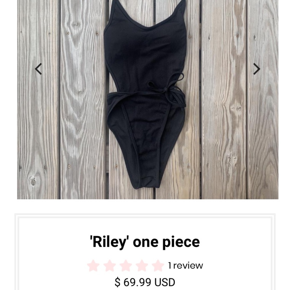 One piece bathing suit